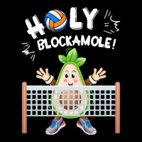 Funny Volleyball Lovers T  Shirt Holy Blockamole Funny Avocado Blocker Adjustable Cap | Artistshot