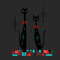 Retro Atomic Era Mid Century Modern Cat Pair W Stars Design Premium T Printed Hat | Artistshot