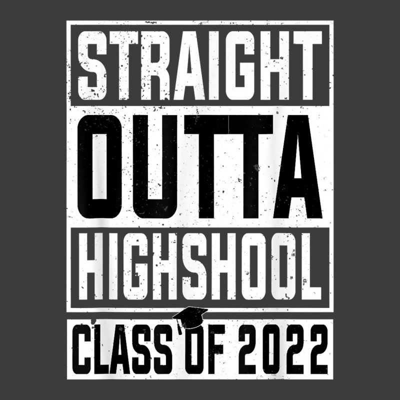 Straight Out Of High School Class Of 2022 Senior 22 T Shirt Men's Polo ...