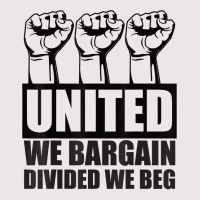 United We Bargain, Divided We Beg   Labor Union Protest T Shirt Pocket T-shirt | Artistshot