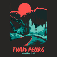 Twin Peaks Classic Tonal Color Pop Poster Sweatshirt Ladies Fitted T-shirt | Artistshot