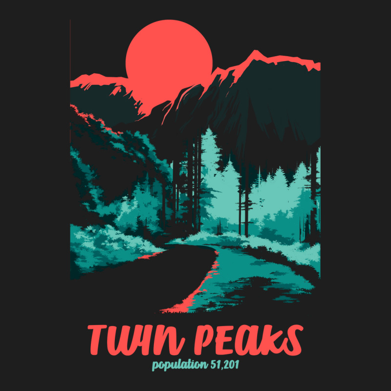 Twin Peaks Classic Tonal Color Pop Poster Sweatshirt Classic T-shirt by norhannuchols | Artistshot