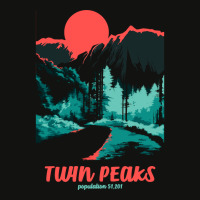 Twin Peaks Classic Tonal Color Pop Poster Sweatshirt Scorecard Crop Tee | Artistshot