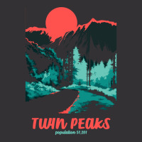 Twin Peaks Classic Tonal Color Pop Poster Sweatshirt Vintage Hoodie And Short Set | Artistshot