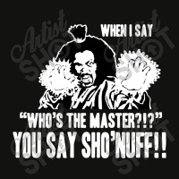 Who's The Master You Say Sho'nuff Scorecard Crop Tee | Artistshot