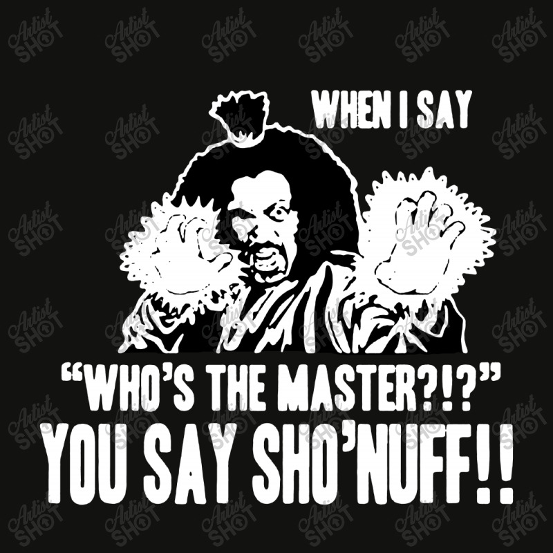 Who's The Master You Say Sho'nuff Scorecard Crop Tee by Kimochi | Artistshot