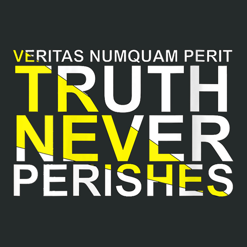 Womens Veritas Numquam Perit   Truth Never Perishes Fot Men Women V Ne Women's Triblend Scoop T-shirt by abdurrehmancappucci | Artistshot