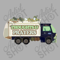 Thoughts & Prayers Garbage Truck Funny Nihilism Design Ladies Fitted T-shirt | Artistshot