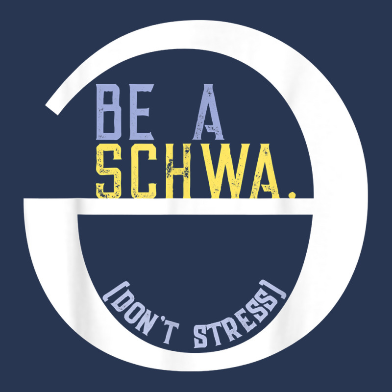 Be A Schwa Don't Stress Fun Phonics Speech Pathologist Shirt Men Denim Jacket | Artistshot