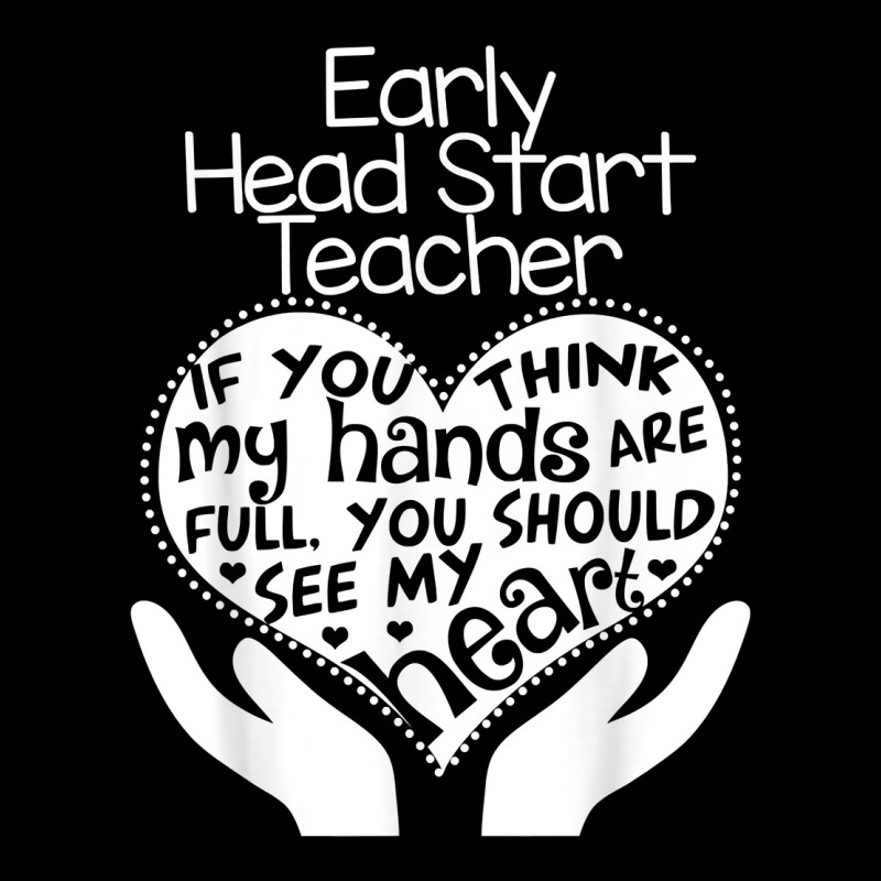 Early Head Start Teacher Heart T Shirt School Team Gift Youth Zipper Hoodie by norhannuchols | Artistshot