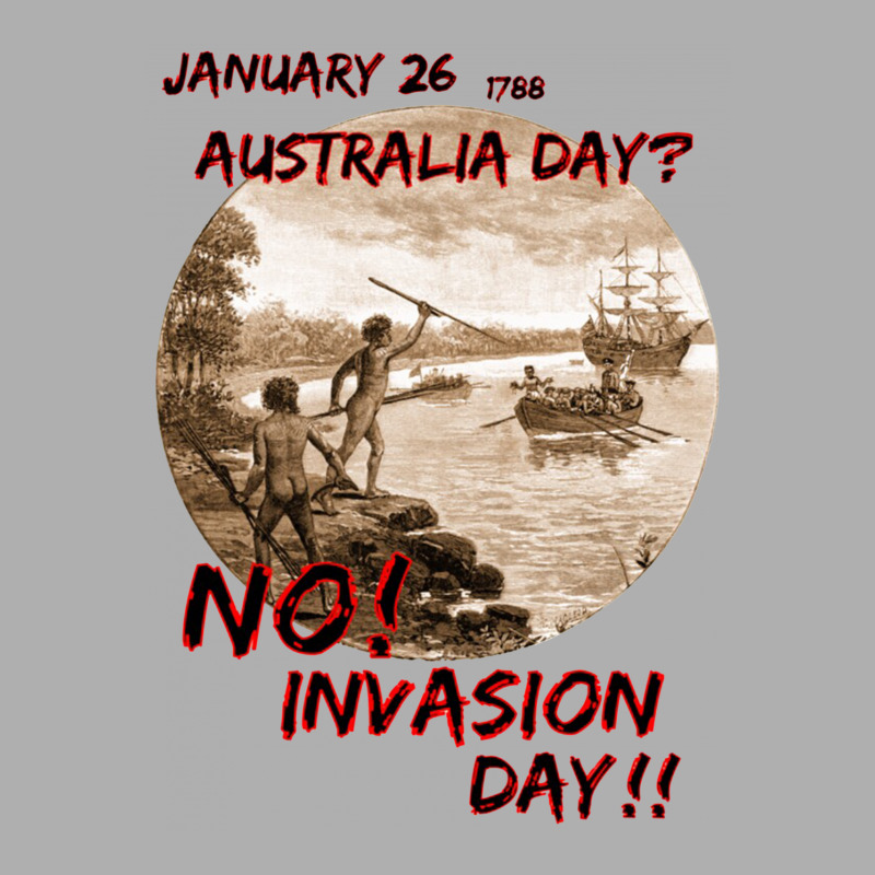 Invasion Day Meme Ladies Fitted T-shirt | Artistshot