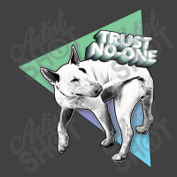 Trust No One Nihilist Dog Design Vintage T-shirt | Artistshot