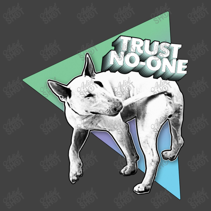 Trust No One Nihilist Dog Design Vintage T-Shirt by oragumun | Artistshot