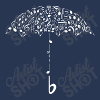 Sound Of Rain Umbrella Of Music Notes Ladies Denim Jacket | Artistshot