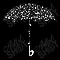 Sound Of Rain Umbrella Of Music Notes Maternity Scoop Neck T-shirt | Artistshot