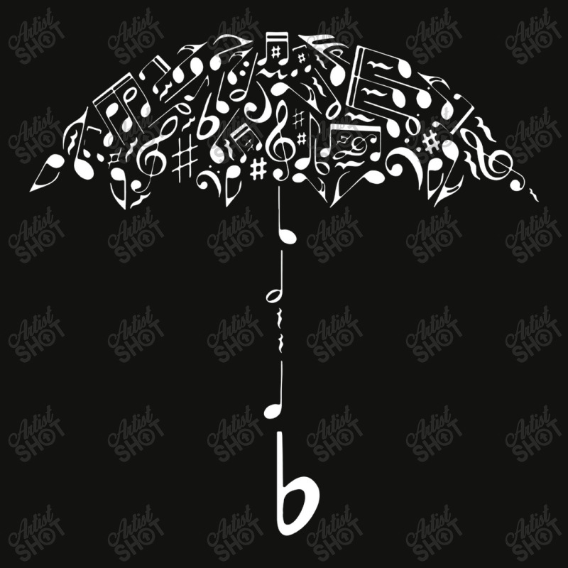 Sound Of Rain Umbrella Of Music Notes Scorecard Crop Tee by sinimain | Artistshot