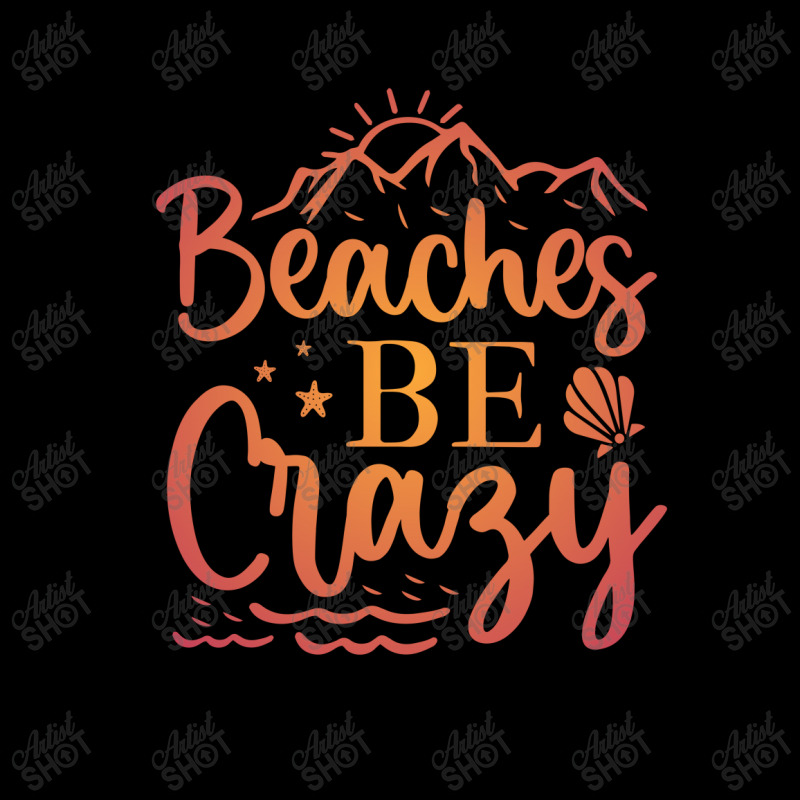 Beaches Be Crazy Cropped Sweater | Artistshot