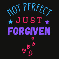 Not Perfect Just Forgiven Scorecard Crop Tee | Artistshot