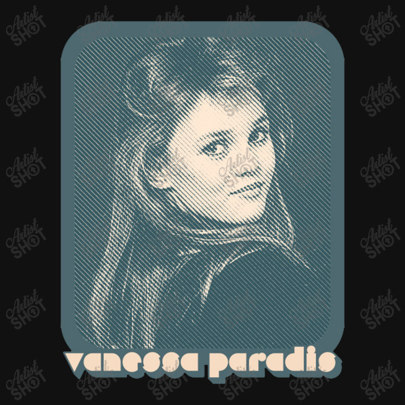 Vanessa Paradis Retro Style 80s Francophile Design Landscape Canvas Print | Artistshot