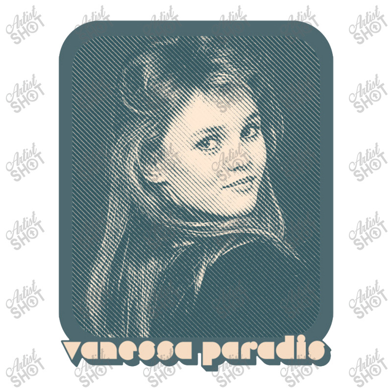 Vanessa Paradis Retro Style 80s Francophile Design Stainless Steel Water Bottle | Artistshot