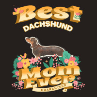 Dog Moms T  Shirt Best Black & Tan Dachshund Mom   Dog Mom, Dog Owner Tank Top | Artistshot