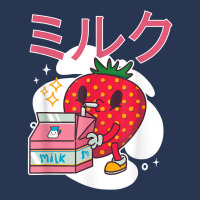 Retro 90's Japanese Kawaii Strawberry Milk Milkshake Carton T Shirt Ladies Denim Jacket | Artistshot