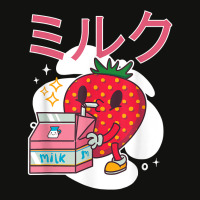 Retro 90's Japanese Kawaii Strawberry Milk Milkshake Carton T Shirt Scorecard Crop Tee | Artistshot