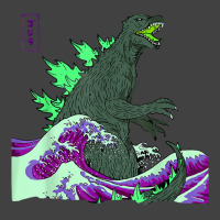 Teamgodzilla The Great Monster Off Kanagawa Green Wave T Shirt Vintage T-shirt | Artistshot