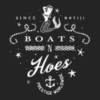 Funny Sailing Or Water Sports 'boats 'n Hoes' T Shirt 3/4 Sleeve Shirt | Artistshot