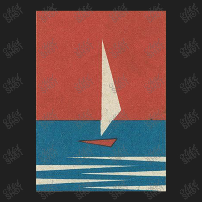 Vintage Minimal Sail Boat Illustration,minimal Graphic Design Ladies Polo Shirt by oragumun | Artistshot