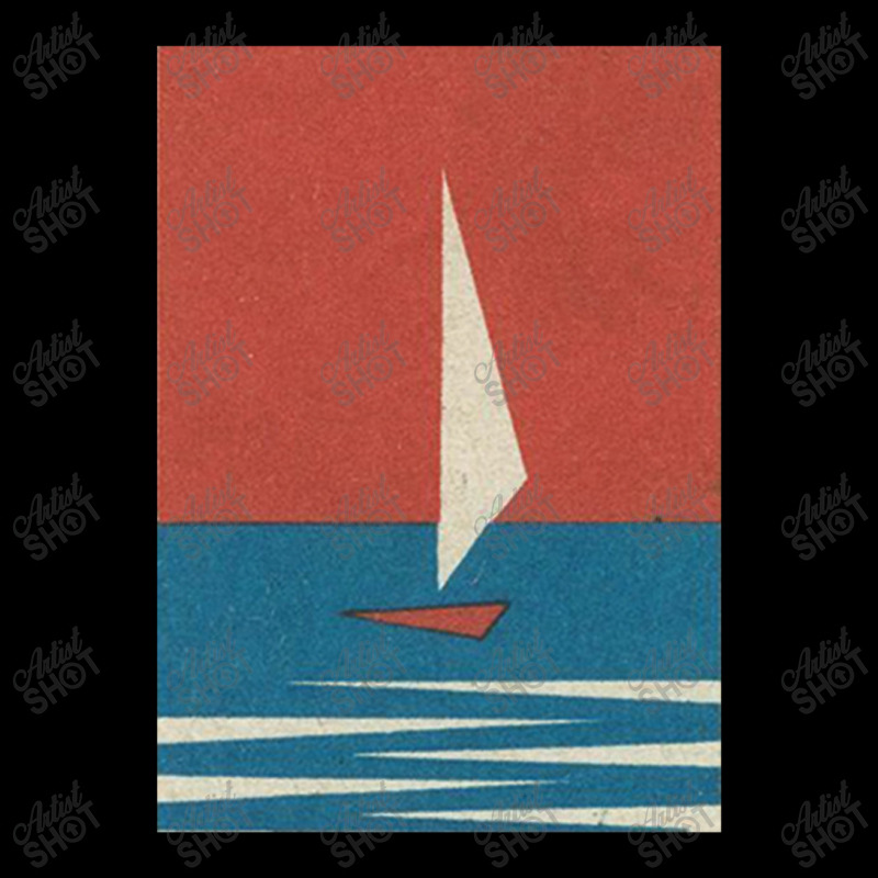 Vintage Minimal Sail Boat Illustration,minimal Graphic Design Cropped Sweater by oragumun | Artistshot