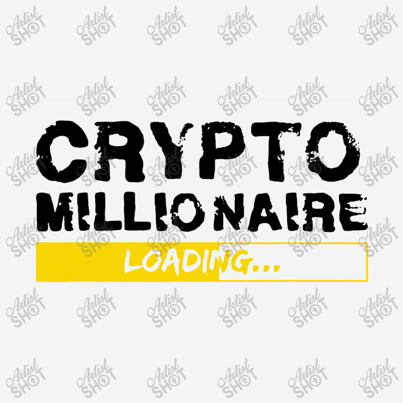 Crypto Millionaire Loading Scorecard Crop Tee by scarlettzoe | Artistshot