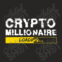 Crypto Millionaire Loading Ladies Fitted T-shirt | Artistshot