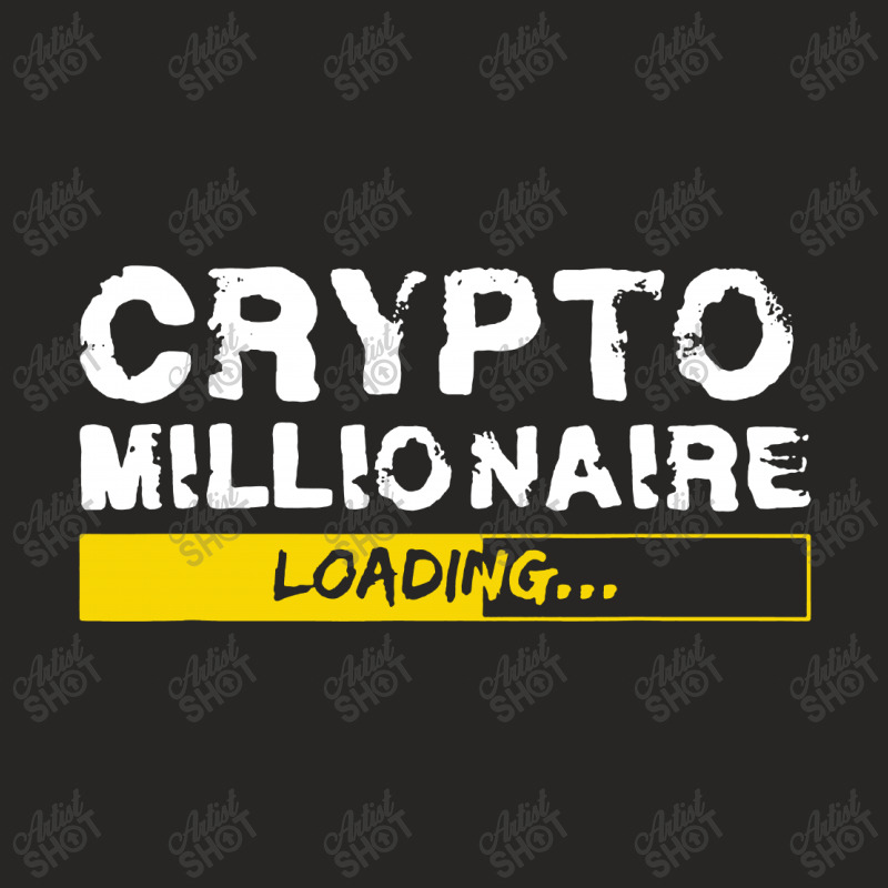 Crypto Millionaire Loading Ladies Fitted T-Shirt by scarlettzoe | Artistshot