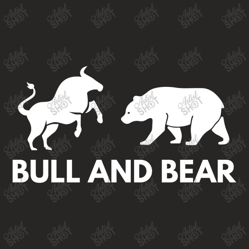 Bull And Bear Ladies Fitted T-Shirt by blackacturus | Artistshot