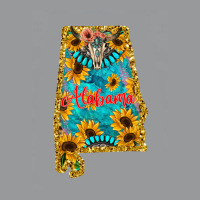 Sunflower Alabama Map Crewneck Sweatshirt | Artistshot