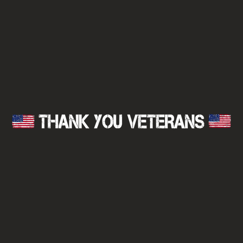 Vintage Thank You Veterans Combat Boots Flower Veterans Day Ladies Fitted T-Shirt by Hoangduong | Artistshot