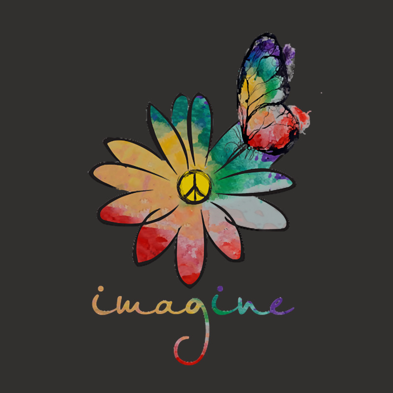 Imagine Hippie Flower T  Shirt Imagine Hippie Flower T  Shirt T  Shirt Champion Hoodie by raftdesign | Artistshot