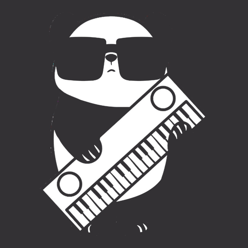 Keyboard Musician T  Shirt Synthesizer Keyboard Instrument Panda T  Sh Vintage Hoodie And Short Set | Artistshot