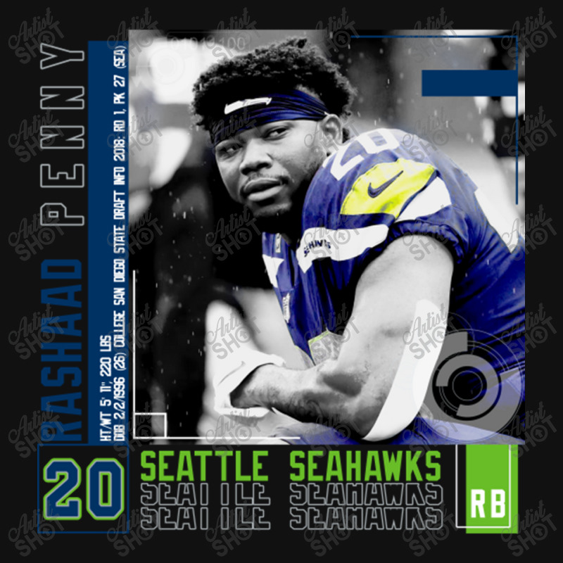 Rashaad Penny Football Oval Patch | Artistshot