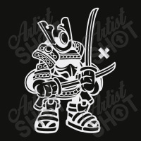 Samurai Warrior White Scorecard Crop Tee | Artistshot