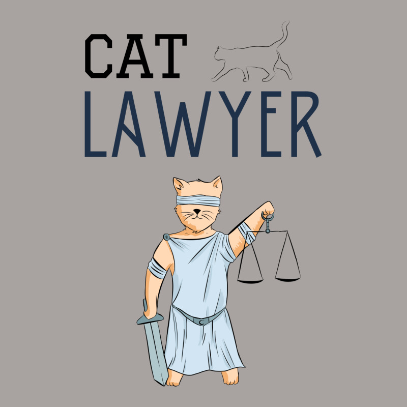 Cat Lawyer Illustration Racerback Tank | Artistshot