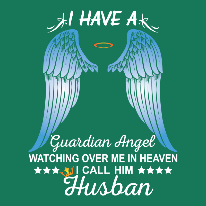 My Husband Is My Guardian Angel All Over Men's T-shirt | Artistshot