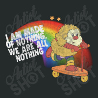 We Are All Nothing Retro 80s Style Nihilism Design Women's Triblend Scoop T-shirt | Artistshot