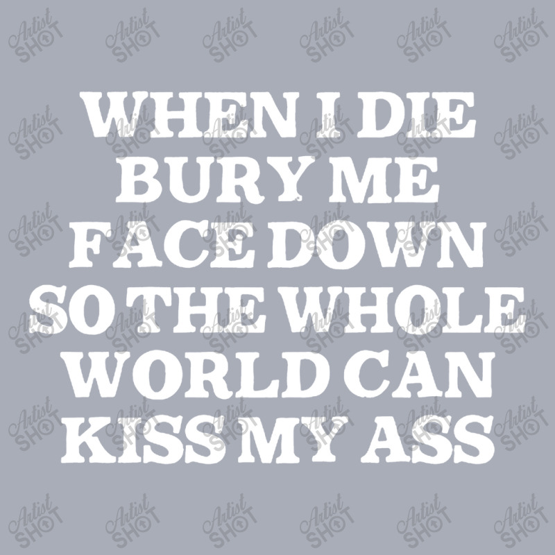 When I Die Bury Me Face Down Tank Dress by oragumun | Artistshot