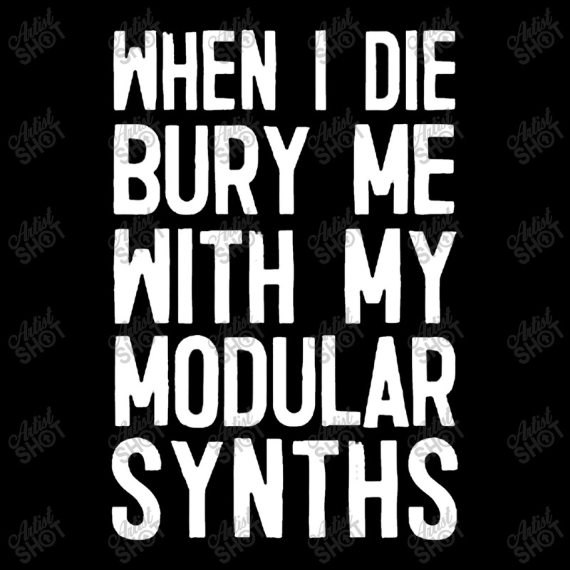 When I Die Bury Me With My Modular Synths Fleece Short | Artistshot