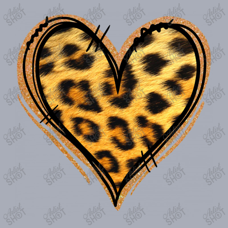 Gold Glitter Leopard Heart Tank Dress by Jasminsmagicworld | Artistshot