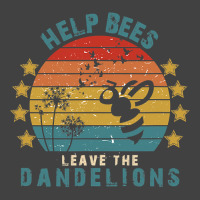 Bee Beekeeper Help Bees Leave The Dandelions Protect Dandelion Bee Lov Vintage T-shirt | Artistshot