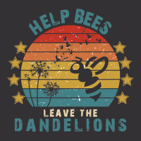 Bee Beekeeper Help Bees Leave The Dandelions Protect Dandelion Bee Lov Vintage Hoodie And Short Set | Artistshot