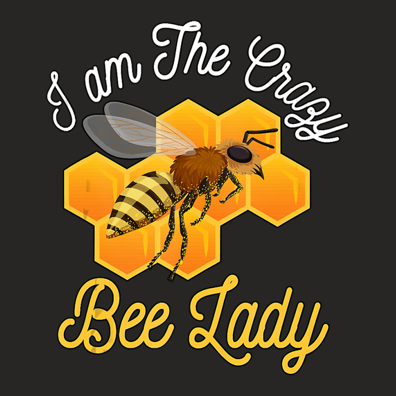 Bee Beekeeper Honey Bee Beekeeper I Am The Crazy Bee Lady Bees 494 Hiv Ladies Fitted T-shirt | Artistshot